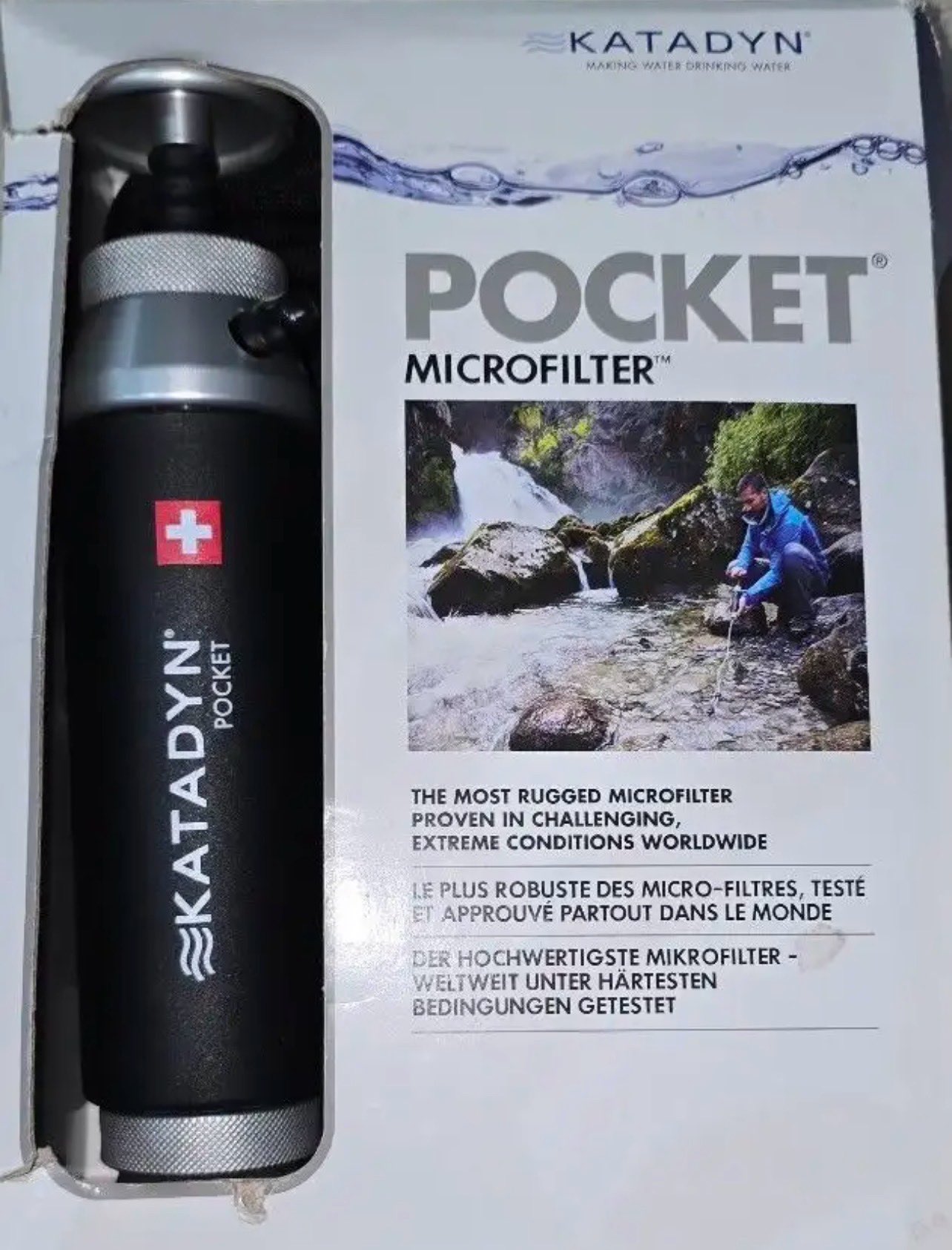 فلتر المياه الاحترافي Katadyn Pocket Microfilter
