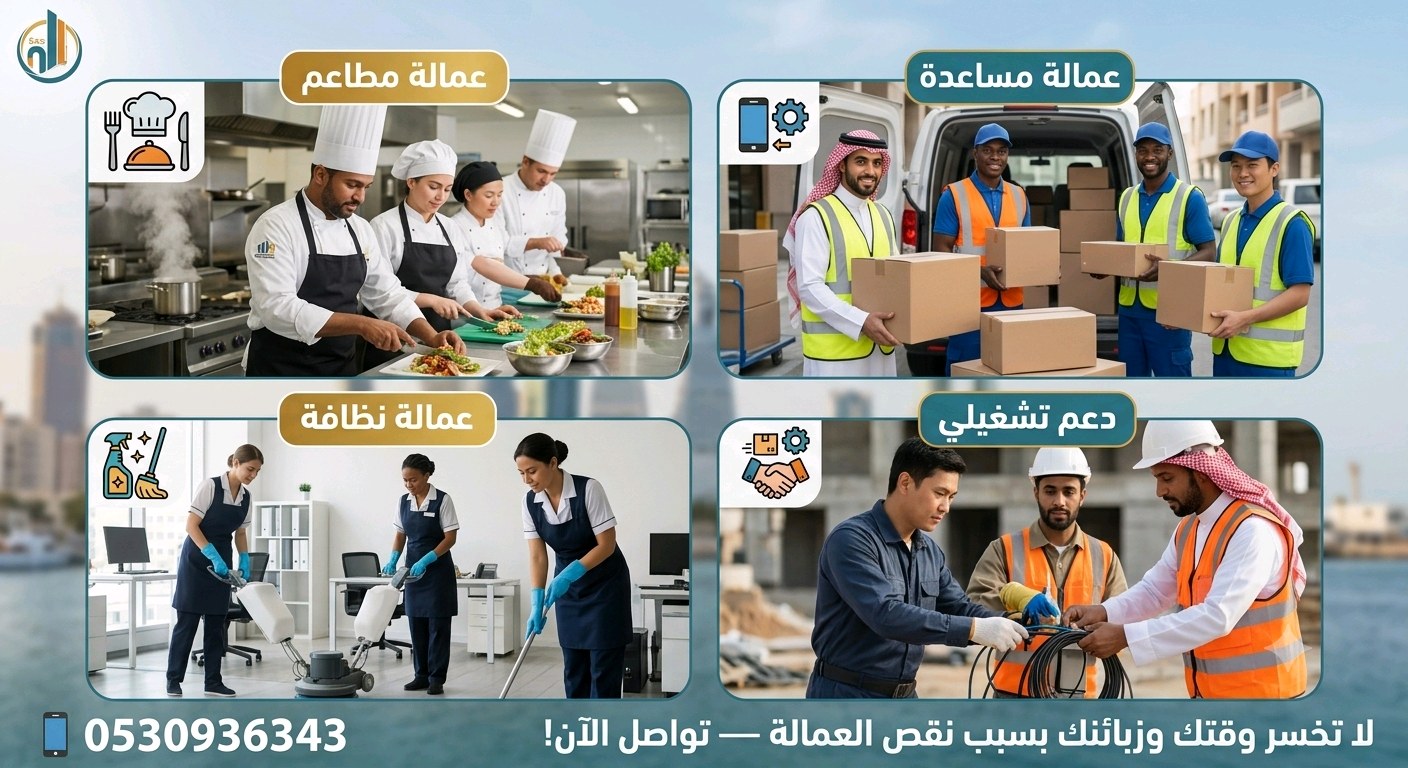 تاجير عمالة ماهره